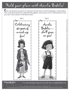 Make Your Own Amelia Bedelia Bookmark